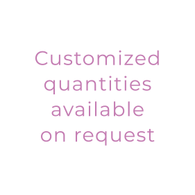 Customized quantities avaible on request